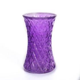20cm Bouquet Vase Purple  (x12)
