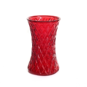 20cm Bouquet Vase Red (x12)